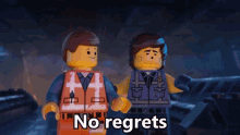 No Regrets The Lego Movie GIF - No Regrets The Lego Movie Lego GIFs
