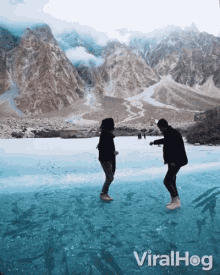 dancing celebrating chilling mountains icebergs dancing celebrating chilling mountains icebergs