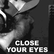 Close Your Eyes Cory Wells GIF - Close Your Eyes Cory Wells Breathe Again Song GIFs