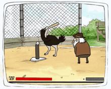 Ostrich Kick GIF - Ostrich Kick Ouch GIFs