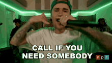 Call If You Need Somebody Justin Bieber GIF - Call If You Need Somebody Justin Bieber Hold On Song GIFs