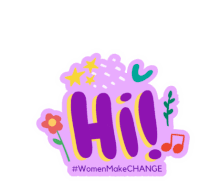 Womenmakechange Iwd Sticker - Womenmakechange Iwd Agendangkababaihan Stickers