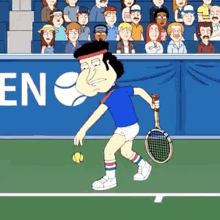 tennis family guy quagmire novak djokovic ball bouncing
