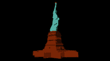 Liberty Statue Spinning GIF - Liberty Statue Spinning Statue GIFs