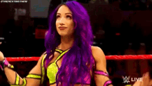 Sasha Banks Points Up GIF - Sasha Banks Points Up Up There GIFs