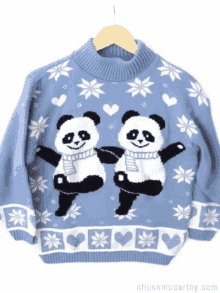 Panda Dancing Panda Sweater GIF - Panda Dancing Panda Sweater Ugly Sweater GIFs