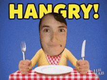 hangry hungry noms nom lunch