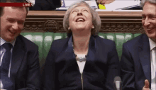 Theresa May Lol GIF - Theresa May Lol Laugh GIFs