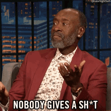 nobody gives a damn no one cares no one is doing anything don cheadle late night with seth meyers