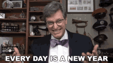 Everyday Is A New Year Lance Geiger GIF - Everyday Is A New Year Lance Geiger The History Guy GIFs