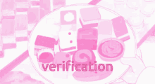 Vericication Anime Pink Aesthetic Banner GIF - Vericication Anime Pink Aesthetic Banner GIFs