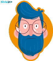 Beard Beardy Man Sticker - Beard Beardy Man Bitrix24 Stickers