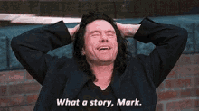 Tommy Wiseau What Story GIF - Tommy Wiseau What Story The Room GIFs