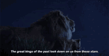 The Lion King Mufasa GIF - The Lion King Mufasa The Great Kings Of The Past GIFs