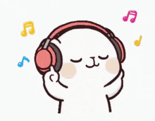 listening music musical notes cute music chill