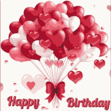 Happy Birthday Hearts GIF - Happy Birthday Hearts Balloons GIFs