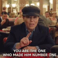 You Are The One Who Made Him Number One Susie Myerson GIF - You Are The One Who Made Him Number One Susie Myerson The Marvelous Mrs Maisel GIFs