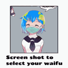 Screenshot To Select Your Waifu Cute GIF - Screenshot To Select Your Waifu Cute Anime GIFs
