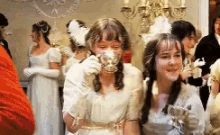 Jane Austen Pride And Prejudice GIF - Jane Austen Pride And Prejudice Drinking GIFs