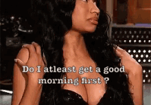 Good Morning GIF - Good Morning Cleavage Nicki Minaj GIFs