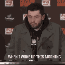 Baker Mayfield When I Woke Up This Morning GIF - Baker Mayfield When I Woke Up This Morning Pretty Dangerous GIFs