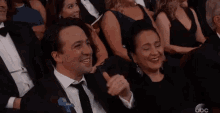 Clapping Laugh GIF - Oscars2017 Clapping Lin Manuel Miranda GIFs