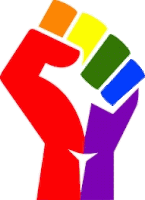 Rainbow Fist Transparent Hand Sticker - Rainbow Fist Transparent Hand Fist Stickers