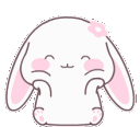 Bunny Cute Sticker - Bunny Cute Happy Stickers
