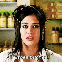 Meangirls Lizzy Caplan GIF - Meangirls Lizzy Caplan Those Bitches GIFs