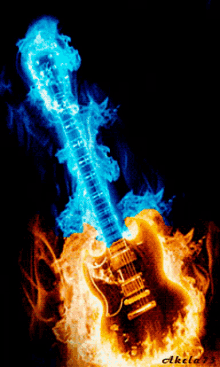 Hot Guitar GIF - Hot Guitar Flaming GIFs