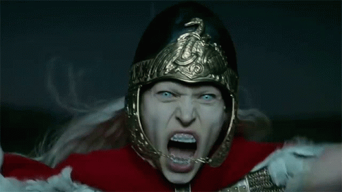 Screaming Shield Maiden GIF - Screaming Shield Maiden The Northman -  Discover & Share GIFs
