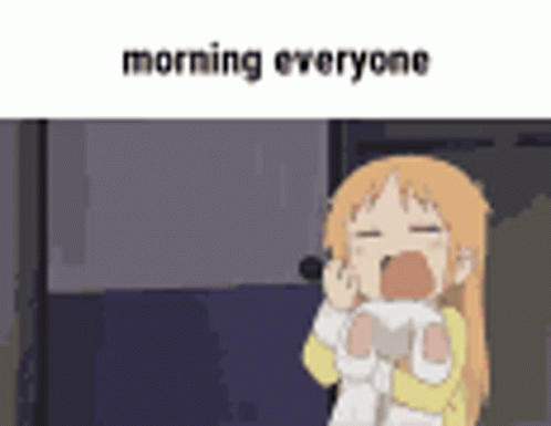 Anime Morning GIF - Anime Morning Everyone - Discover & Share GIFs