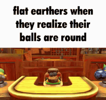Meme Balls GIF - Meme Balls Fleat Earhers Whne They Realize Their Balls Are Round GIFs