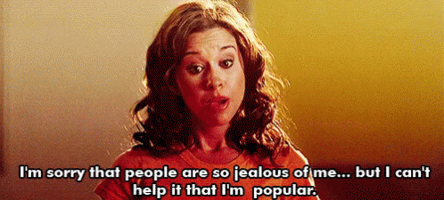I Can'T Help It That I'M Popular GIF - Mean Girls Gretchen Wieners Lacey  Chabert - Discover & Share GIFs