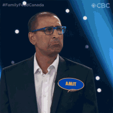 Pout Amit GIF - Pout Amit Family Feud Canada GIFs