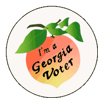 Im A Georgia Voter Vote Georgia Sticker - Im A Georgia Voter Georgia Voter Vote Georgia Stickers