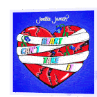 Joelle James Heart Cant Take It Sticker - Joelle James Heart Cant Take It Heart Stickers