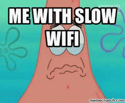 Slow Wifi - Slow GIF - Spongebob Squarepants Patrick Star Me With Slow Wi Fi GIFs