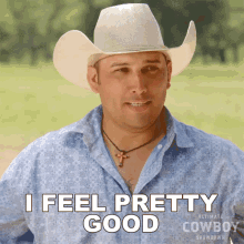 I Feel Pretty Good Juan Carlos Montes GIF - I Feel Pretty Good Juan Carlos Montes Ultimate Cowboy Showdown Season2 GIFs