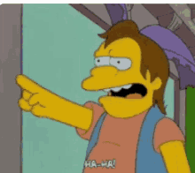 Nelson Simpsons GIF - Nelson Simpsons Laugh GIFs