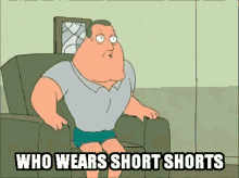 When The Sun Comes Out GIF - Family Guy Joe Swanson Who Wears Short Shorts GIFs