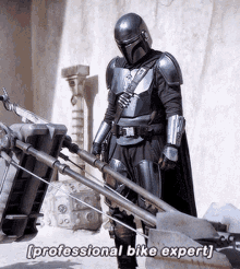 the mandalorian star wars din djarin mando professional bike expert the mandalorian star wars din djarin mando professional bike expert