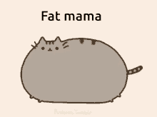 Fat Mama Pusheen GIF - Fat Mama Pusheen Jump GIFs