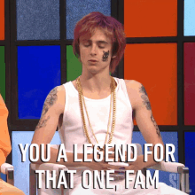 You A Legend For That One Fam Thimothee Chalamet GIF - You A Legend For That One Fam Thimothee Chalamet Saturday Night Live GIFs
