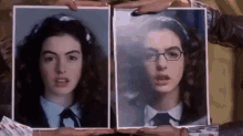 princess diaries anne hathaway distorted face makeover
