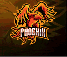 fenix tm phoenix logo bird glitch
