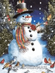 Snowman Holidays GIF - Snowman Holidays Happy Christmas GIFs