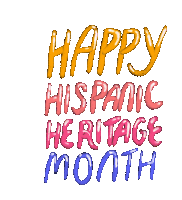 Happy Hispanic Heritage Month Latino Sticker - Happy Hispanic Heritage Month Hispanic Hispanic Heritage Month Stickers