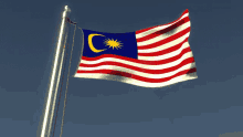 malaysia flag wave flag wave