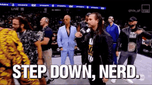 Adam Cole Step Down GIF - Adam Cole Step Down Nerd GIFs